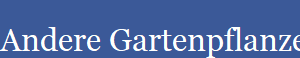 Andere Gartenpflanzen