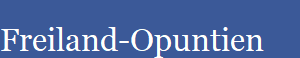 Freiland-Opuntien